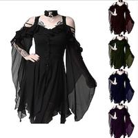 Retro Vintage Punk Gothic Medieval Dress Masquerade Witch Women's Halloween Halloween Event / Party Dress Lightinthebox