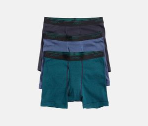 Mens Staycool Underwear Boxers Set Of 3  Navy/Green/Blue