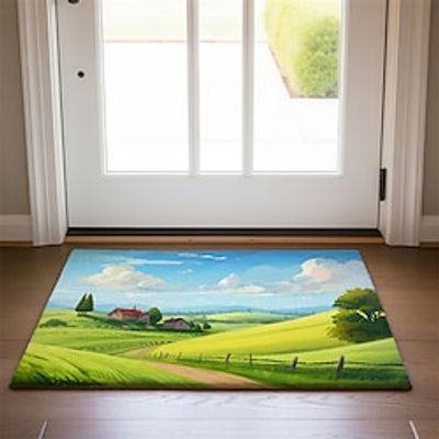 Farmhouse Mountain Doormat Non-Slip Oil Proof Rug Indoor Outdoor Mat Bedroom Decor Bathroom Mat Entrance Rug Door Mat Lightinthebox