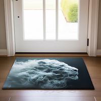 Lion Animal Smoke Doormat Non-Slip Oil Proof Rug Indoor Outdoor Mat Bedroom Decor Bathroom Mat Entrance Rug Door Mat Lightinthebox