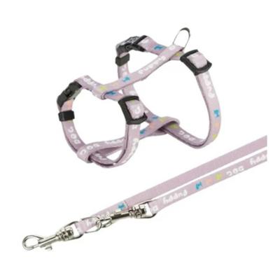Trixie Junior Puppy Harness With Leash Lavender 27-45X1cm
