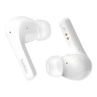 Belkin SoundForm™ Motion True Wireless Earbuds, Noise Cancelling Ear Buds with Wireless Charging Case & Dual Microphone, White