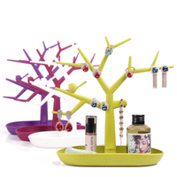 Tree Type Creative Jewelry Storage Hold Ring Earring Display Rack