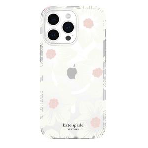 Kate Spade iPhone 15 Pro Max Hollyhock Cream with MagSafe Case