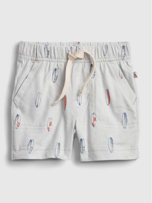 Baby 100% Organic Cotton Mix and Match Pull-On Shorts Baby 100% Organic Cotton Mix and Match Pull-On Shorts