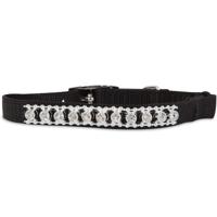 Petmate Bling Elastic Cat Collar - 3/8" x 8-10" - Black