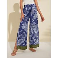 Paisley Wide Leg Pants Lightinthebox