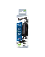 Energizer Wall Charger PD Multi Plug 90W with USB-C Cable Black