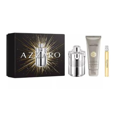 Azzaro Wanted 3Pcs (M) Edp 100Ml + Edp 10Ml + Hair & Body Shampoo 75Ml Set