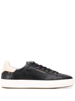 Woolrich perforated low-top trainers - Black