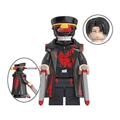 4 Pcs Assembled Toy Anime Series Electric Knife Devil's Shore People Building Block Bag Lightinthebox
