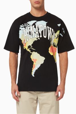 Global Citizen Halftone T-shirt in Cotton Jersey Global Citizen Halftone T-shirt in Cotton Jersey
