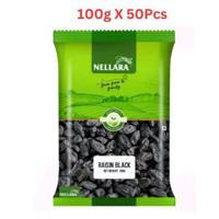 Nellara Black Raisin 100Gm (Pack of 50)