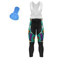21Grams Men's Cycling Bib Tights Spandex Bike Bib Tights Quick Dry Moisture Wicking Sports Cartoon Green Mountain Bike MTB Road Bike Cycling Clothing Apparel Bike Wear  Athleisure Lightinthebox - thumbnail
