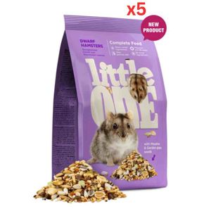 Little One Food For Dwarf Hamsters 400G (Pack Of 5)