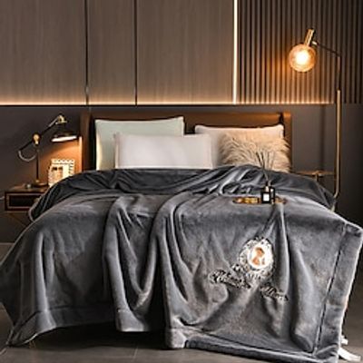 Satin Throw Blanket Satin Blankets 5060 Inches With Small Flowers,Cooling amp,Silky Throw Blanket Wrinkle-Free Cable Knit Throw Blanket for Coush Sofa Bed Outdoor Lightinthebox