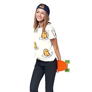 Kids Girls' T shirt Tee Short Sleeve 3D Print Cartoon Unisex Print White Children Tops Summer Active Daily Wear Regular Fit 3-12 Years miniinthebox