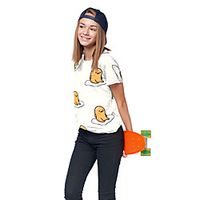 Kids Girls' T shirt Tee Short Sleeve 3D Print Cartoon Unisex Print White Children Tops Summer Active Daily Wear Regular Fit 3-12 Years miniinthebox - thumbnail