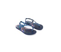 Womens Style 2 Printed Luna Slingback Sandals  Navy Blue - thumbnail