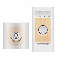 Wireless Voice Intercom Doorbell  Sound Adjustable Monitor with 1Outdoor Unit Button 1 Indoor Unit Receiver Smart Home Security System Lightinthebox - thumbnail