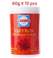 Green's Saffron Flavoured Powder Pl Jar (Pack Of 12 X 6 X 60g)