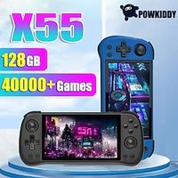 POWKIDDY X55 5.5 INCH Handheld Portable Video Game Consoles EE Linux System TV HDMI Retro Player 512G 60000 Games PSP PS1 Gift miniinthebox - thumbnail