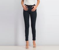 Womens Textured Pants  Black - thumbnail