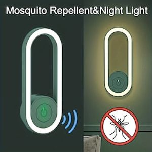 Mosquito Killer with LED Light Mosquito Bug Zapper Mute Ultrasonic Device Mosquito Killer Lamp Indoor Bedroom Dormitory Plug-In Pest Control Lightinthebox