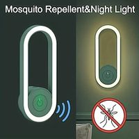 Mosquito Killer with LED Light Mosquito Bug Zapper Mute Ultrasonic Device Mosquito Killer Lamp Indoor Bedroom Dormitory Plug-In Pest Control Lightinthebox - thumbnail