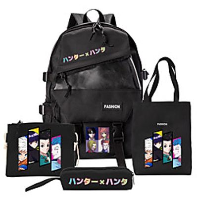 Backpack Inspired by Hunter X Hunter Anime Cosplay Accessories With Pencil Case Canvas Bag Women's Men's Unisex Halloween Lightinthebox