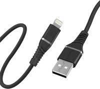 Promate USB-A to Lightning Cable, POWERLINE-AI120.Black