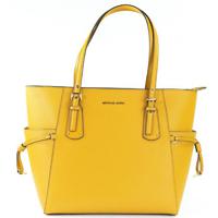 Michael Kors Voyager Large Marigold Pebbled Leather East West Tote Bag Purse (6345)