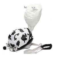 Kids baby cow pattern nylon bag backpack anti - lost rope bag cute bag - thumbnail