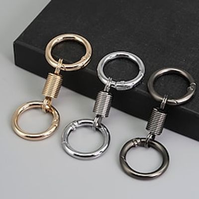 Personality Keychain Lovers Niche Design Sense Pendant Spring Ring Waist Hanging Metal Key Ring Ring Key Chain Lightinthebox