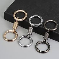 Personality Keychain Lovers Niche Design Sense Pendant Spring Ring Waist Hanging Metal Key Ring Ring Key Chain Lightinthebox - thumbnail