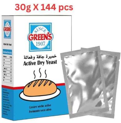 Green's Active Dried Yeast (Pack Of 24 X 6 X 30g) Green's Active Dried Yeast (Pack Of 24 X 6 X 30g)