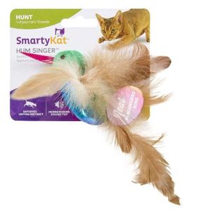 Smartykat® Hum Singer™ Humming Bird Electronic Sound Cat Toy