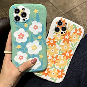 Phone Case For Apple Back Cover iPhone 12 Pro Max 11 SE 2020 X XR XS Max 8 7 Shockproof Dustproof Graphic Flower PC miniinthebox