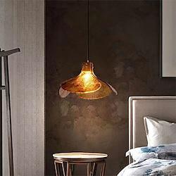 Chandelier 1-Light Neutral Light 25/40CM Metal Glass Brown Industrial Retro Designer Living Room Bedroom Bar Dining Room 85-265V Lightinthebox