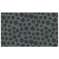 Drymate Mats For Dogs Paw Dots Black 16 X 28Inch/40 Cms X 71 Cms