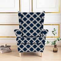 Spandex Armchair Cover for Strandmon Chair, anti-Scratch Stretch Wingback Chair Slipcover, Jacquard Wing Back Chair Cover Removable Machine Washable Lightinthebox - thumbnail