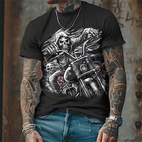 Graphic Cool Skulls Motorcycle Designer Casual Street Style Men's 3D Print T shirt Tee Tee Top Sports Outdoor Holiday Going out T shirt Black Navy Blue Green Short Sleeve Crew Neck Shirt Spring Lightinthebox Graphic Cool Skulls Motorcycle Designer Casual Street Style Men's 3D Print T shirt Tee Tee Top Sports Outdoor Holiday Going out T shirt Black Navy Blue Green Short Sleeve Crew Neck Shirt Spring Lightinthebox