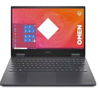 HP Omen 15-en1001ne Gaming Laptop 15.6inch FHD, Ryzen 7 4.4GHz 16GB RAM, 1TB SSD, 6GB NVIDIA GeForce RTX 3060, Win10, Black, English Arabic Keyboard - 15-en1001ne