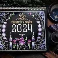 2024 Calendar For A Magical, CALENDAR FOR A MAGICAL 2024, Charistmas Happy New Year Decor Gift, 2024 Calendar  Planner For A Magical Lightinthebox - thumbnail