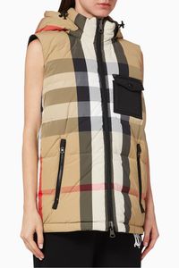 Vintage Check Down-Filled Gilet