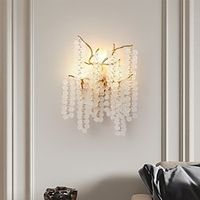 Crystal LED Nordic Style Indoor Wall Lights Living Room Aluminum Wall Light 85-265V Lightinthebox - thumbnail