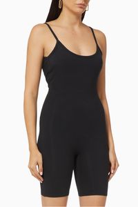 Essential Strappy Scoop Biker Jumpsuit
