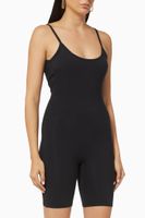 Essential Strappy Scoop Biker Jumpsuit - thumbnail