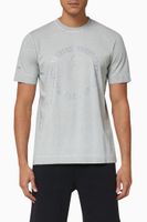 Cube Chain Print Cotton T-Shirt - thumbnail