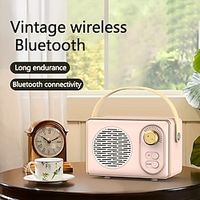 Bluetooth Speaker Home Portable Retro Speaker Subwoofer Bluetooth Mini Speaker For Mobile Phone miniinthebox - thumbnail